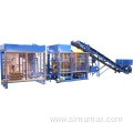 QT4-25 solid concrete building paver block making machine